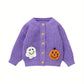 Embroidered Halloween Cardigan