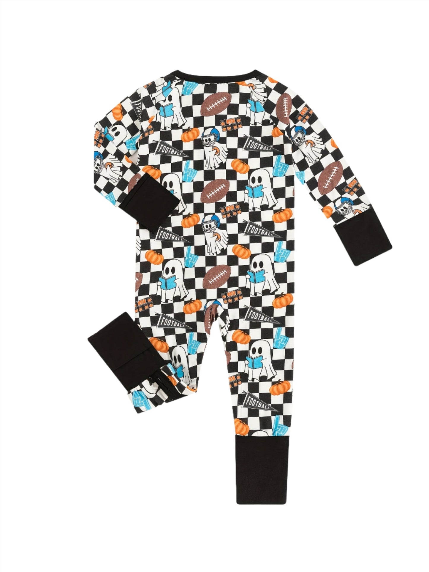 Football Ghost Bamboo Jammies