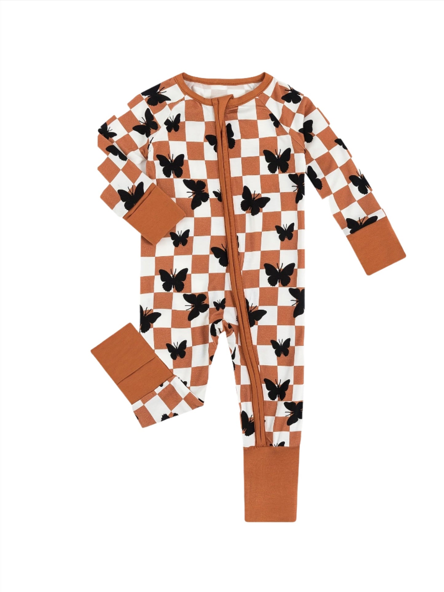 Checkered Butterfly Bamboo Jammies