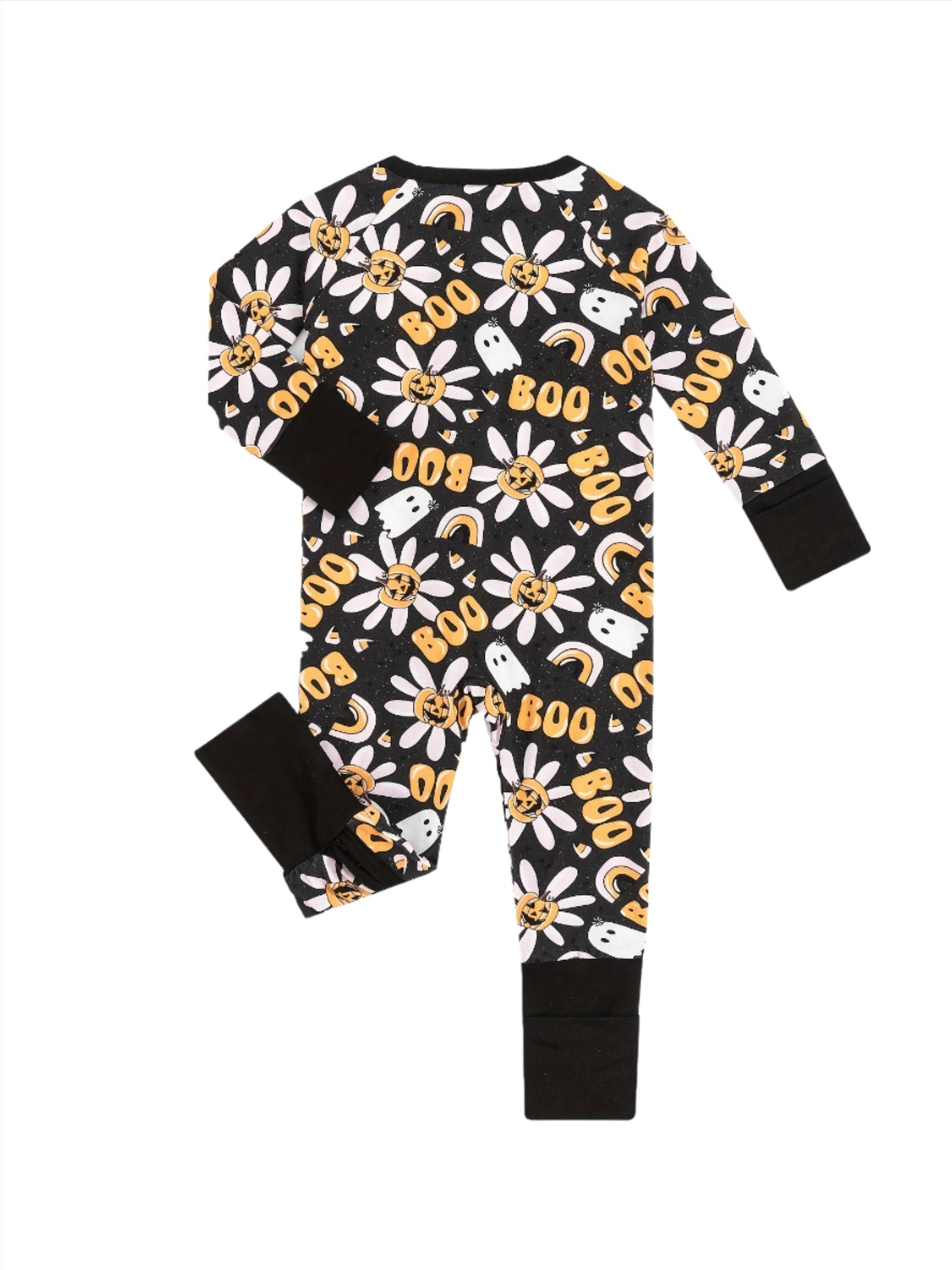 Flower Halloween Bamboo Jammies