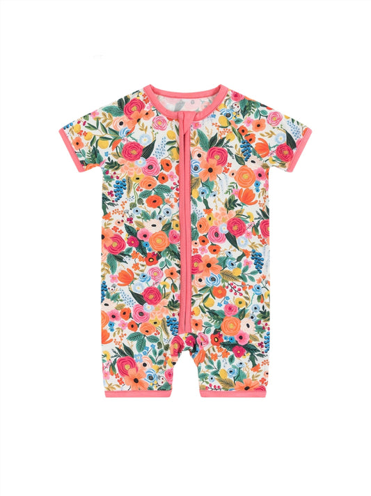 Bright Flowers Bamboo Jammies (shorts)