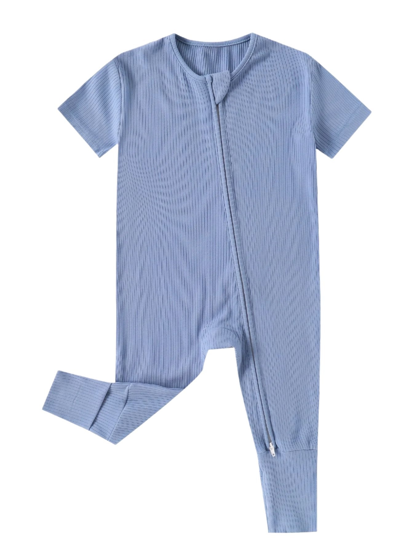 Short Sleeve Ribbed Bamboo Jammies