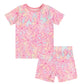 Watercolor Flower Bamboo Jammies (two piece shorts)