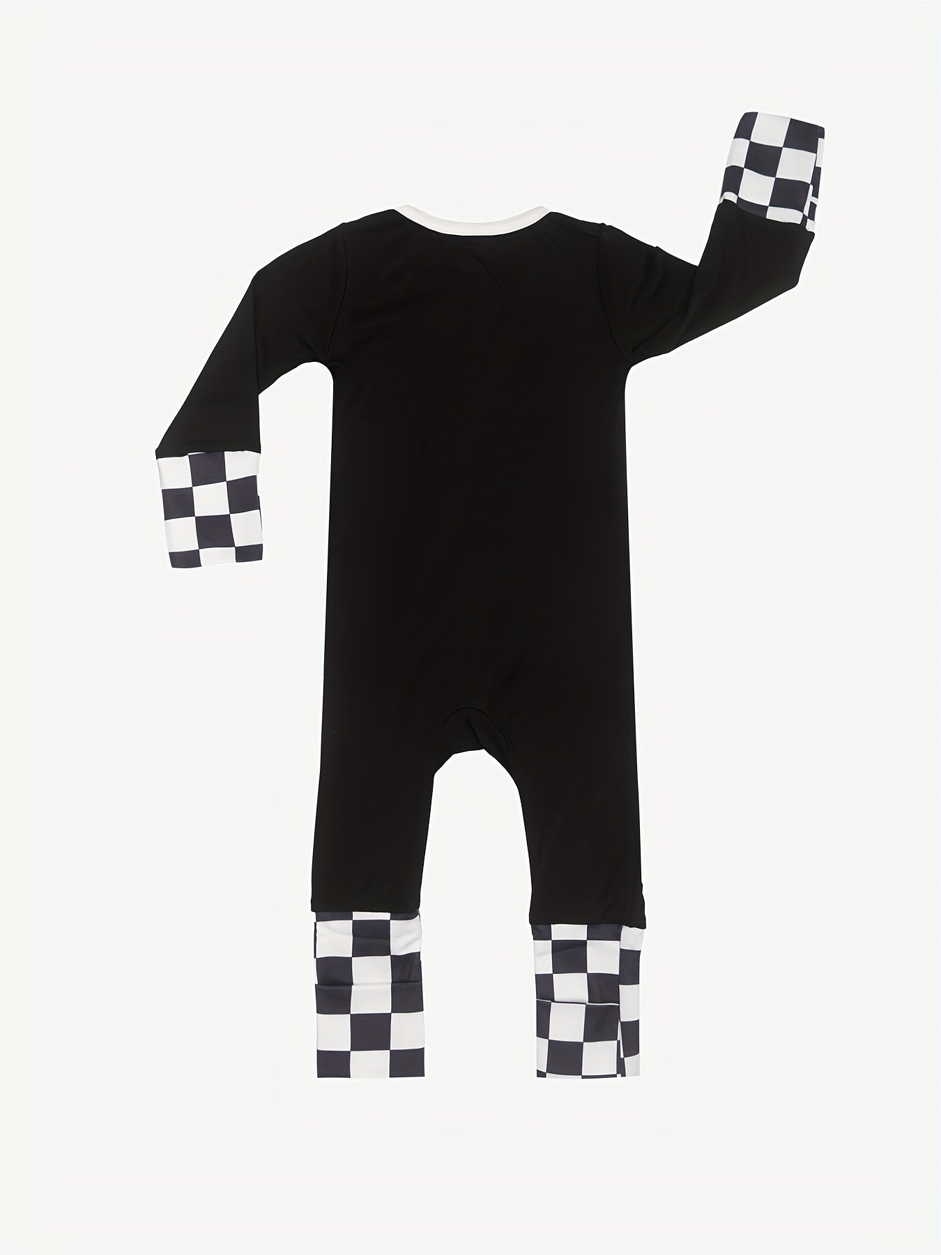 Black and Checkered Bamboo Jammies