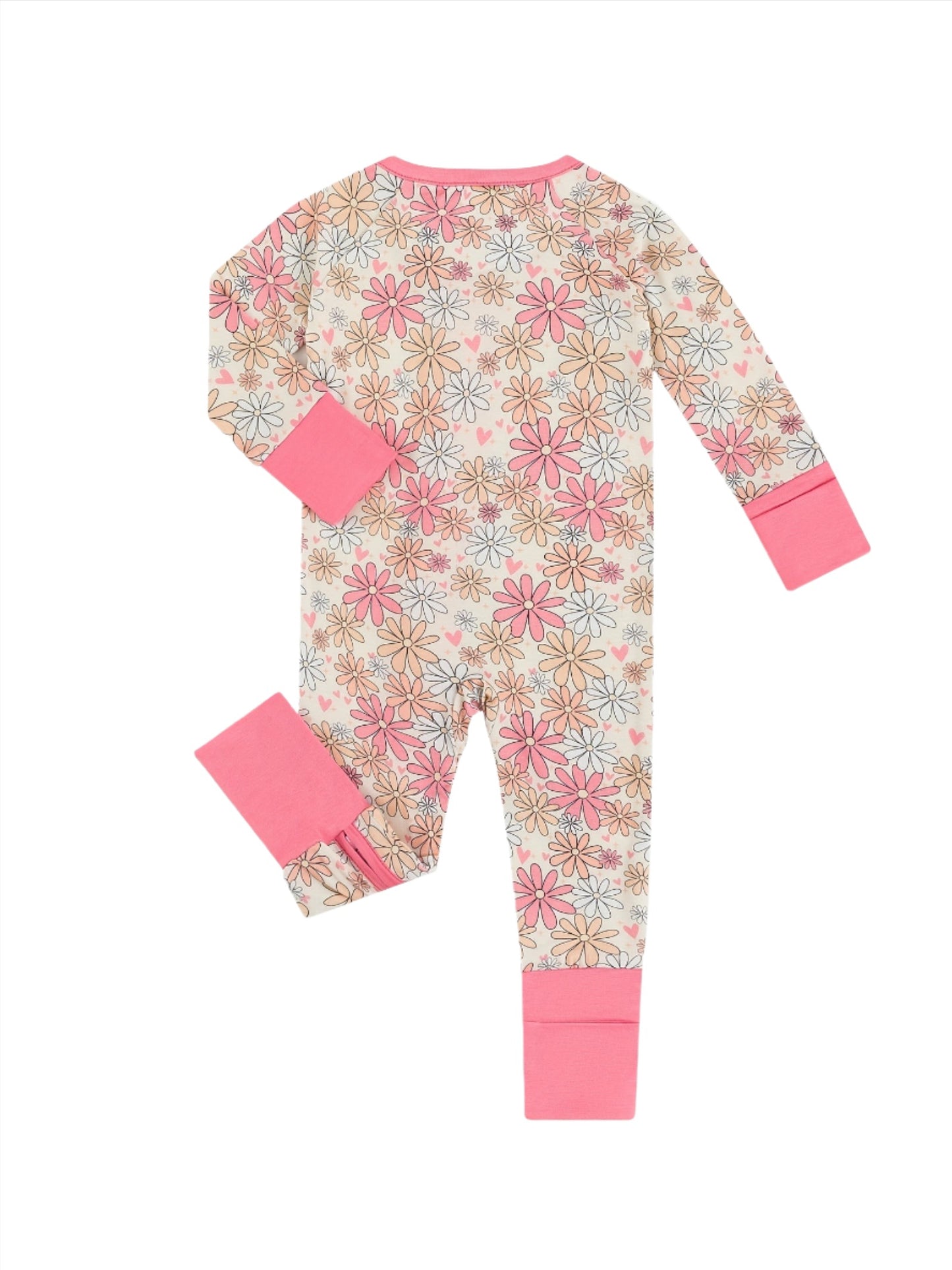 Pink Flower Bamboo Jammies