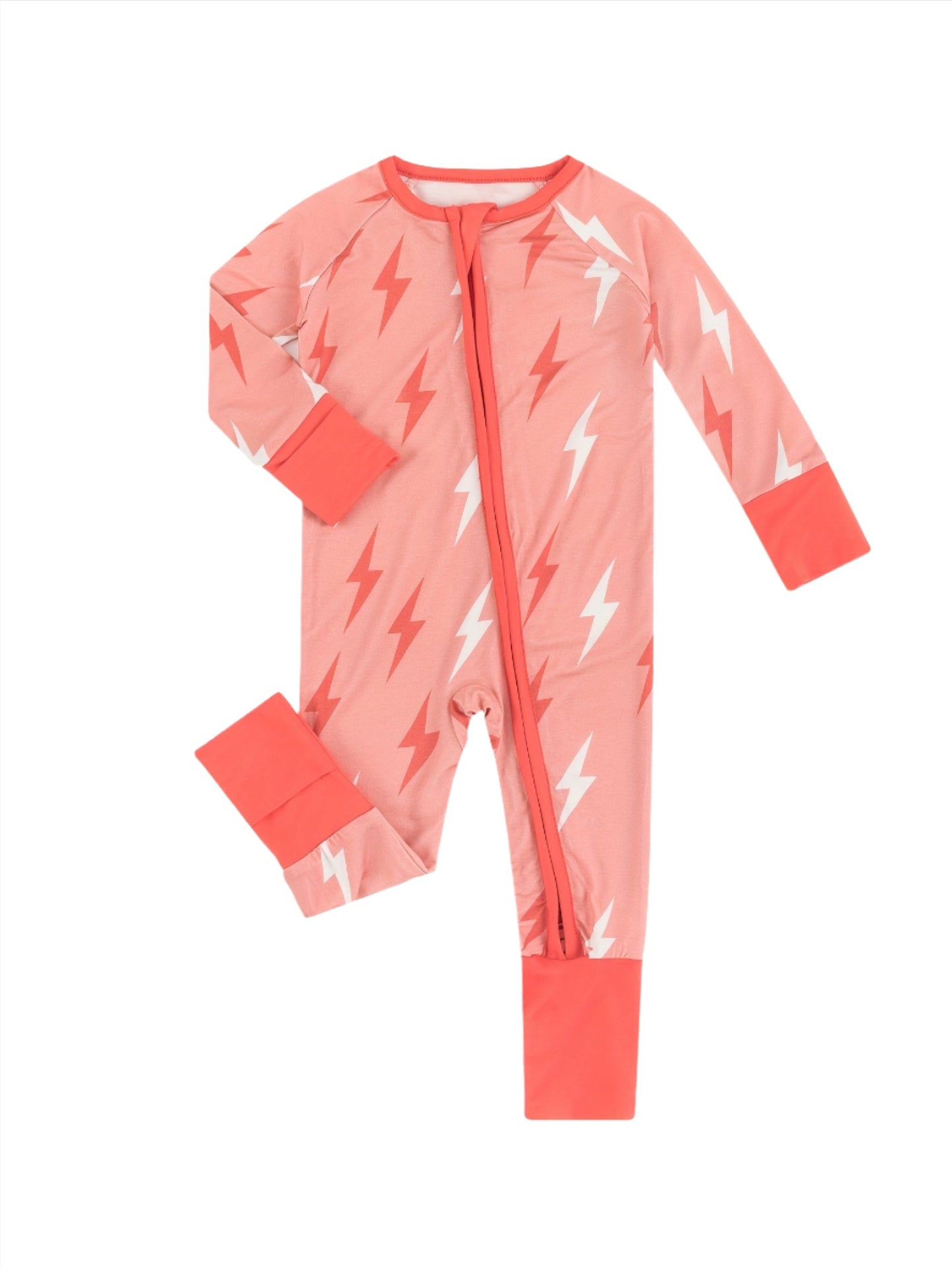 Pink Lightning Bamboo Jammies