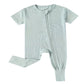 Short Sleeve Ribbed Bamboo Jammies