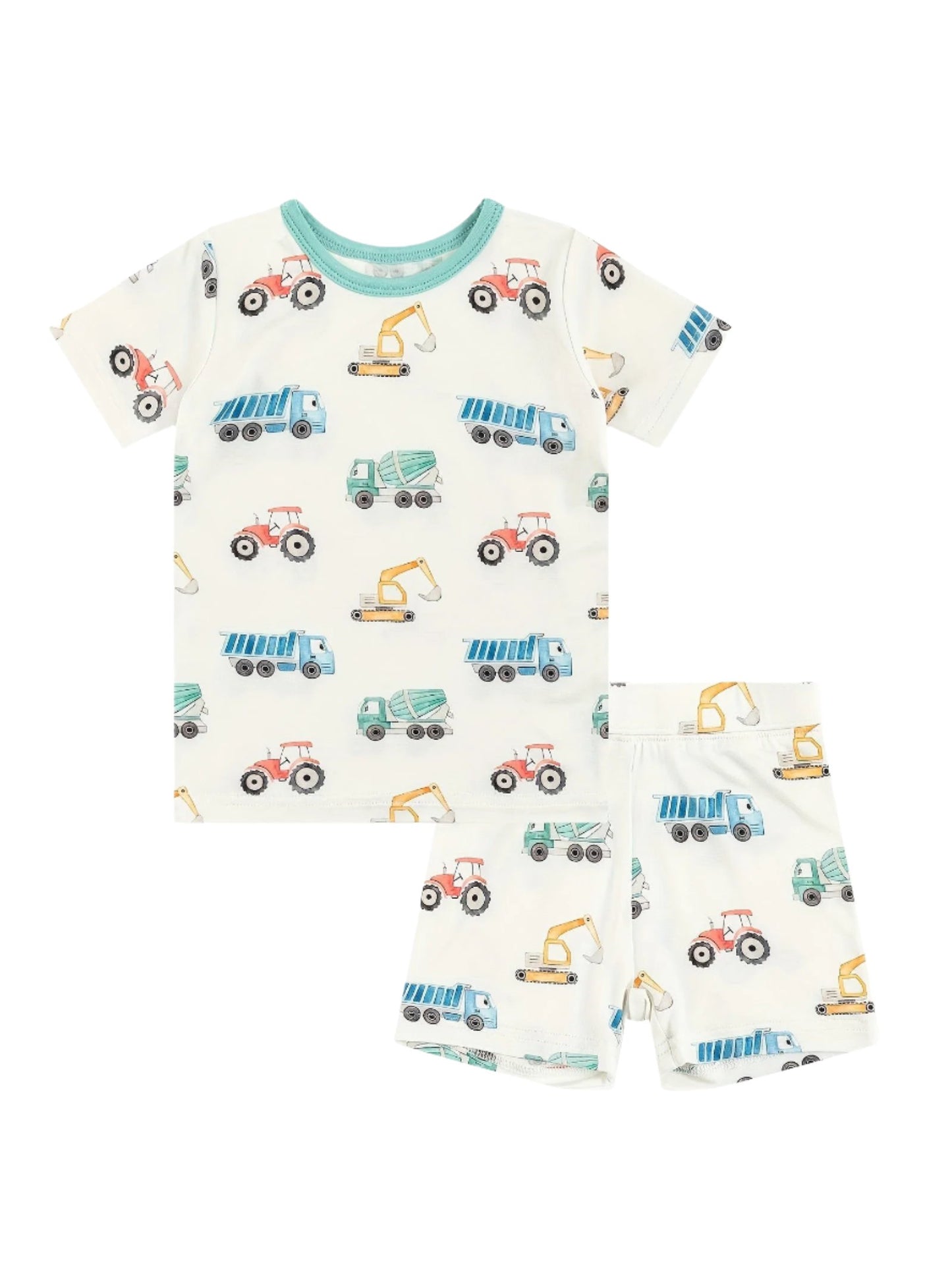 Construction Bamboo Jammies (two piece shorts)