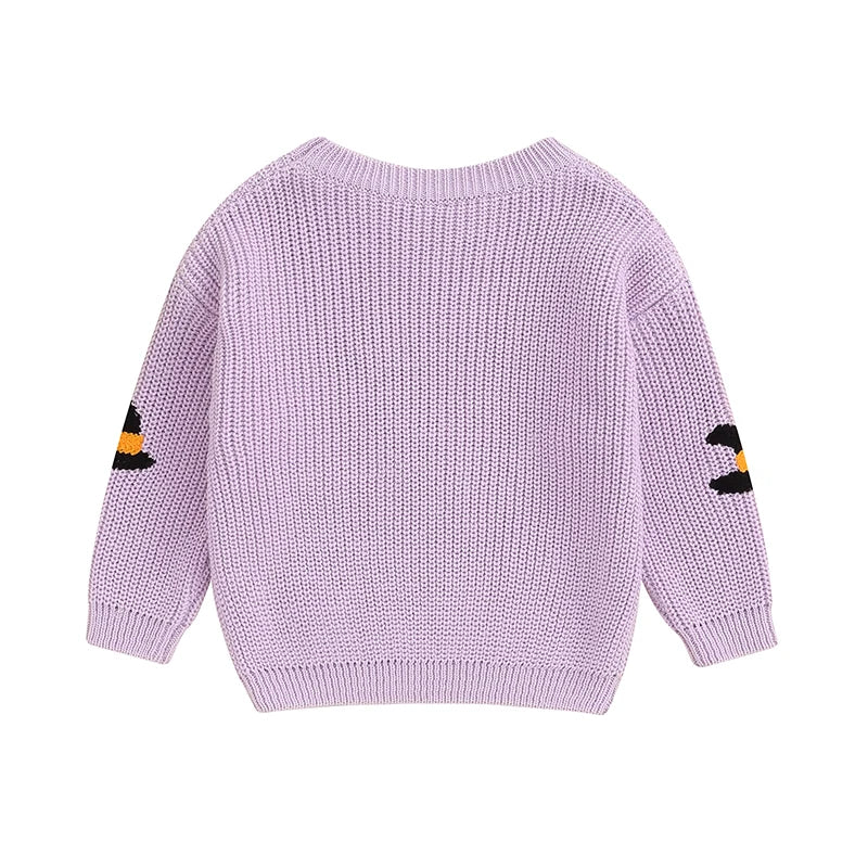 Embroidered Witch Hat Sweater