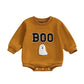 Boo Patch Snap Romper