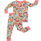 Bright Flowers Bamboo Jammies (two piece)