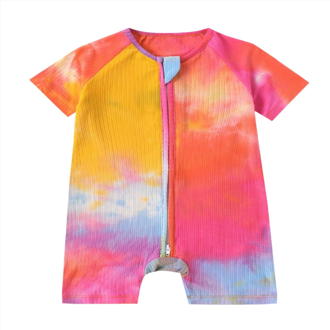 Ribbed Tie-Dye Bambo Jammies (shorts)