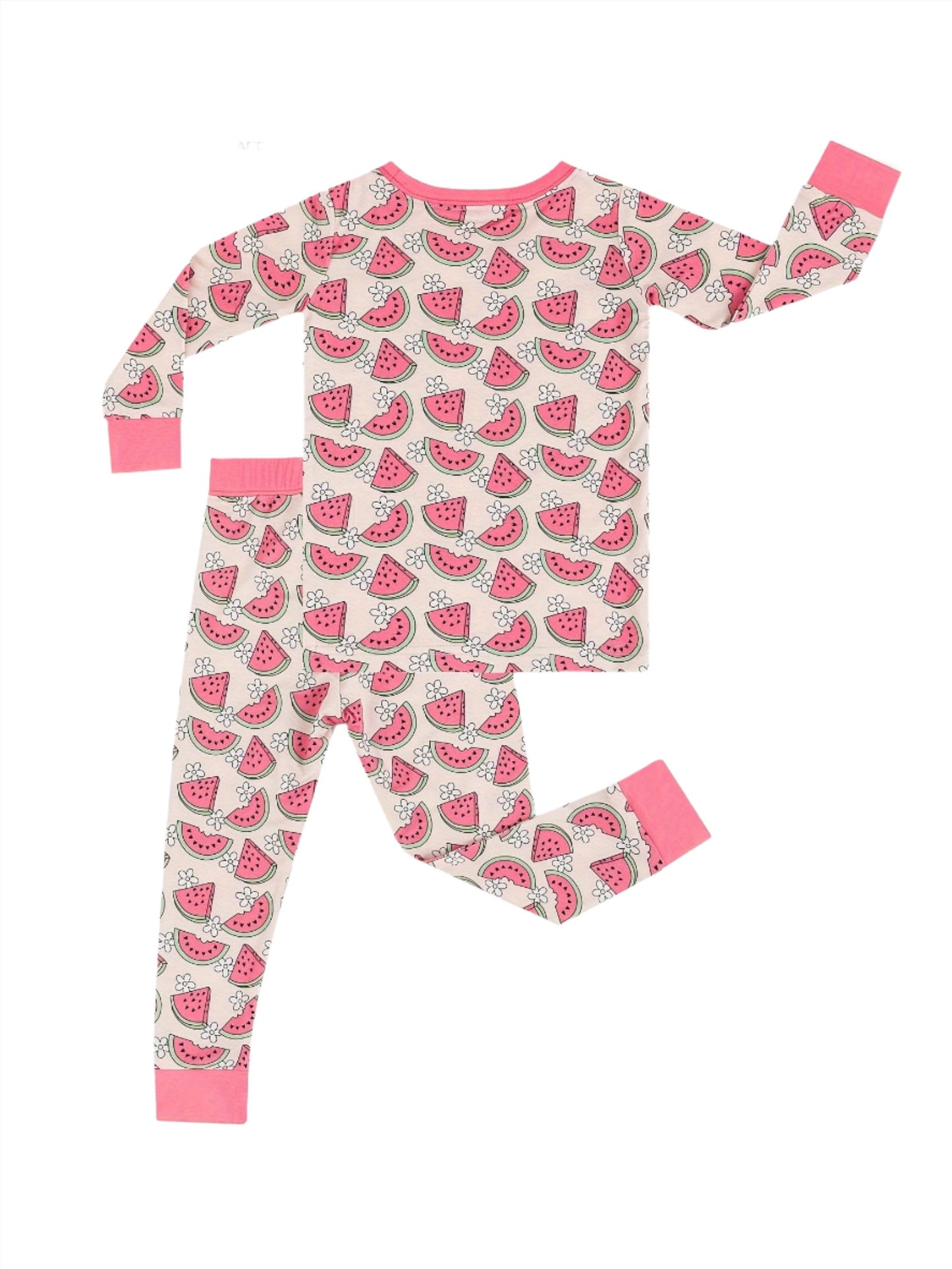 Watermelon Bamboo Jammies (two piece)