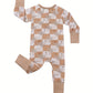 Checkerboard Skeleton Hand Bamboo Jammies